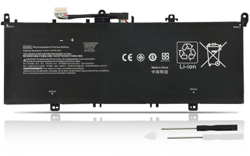 K KYUER DK04XL Laptop Batería para HP Elite C1030 Chromebook Enterprise/Chromebook X360 13c 13.5 13c-ca 13c-ca0013dx 13c-ca0002tu 13c-ca0502tu 13c-ca0501tu DK04050XL HSTNN-DB9W L93531-2C1 L93559-005