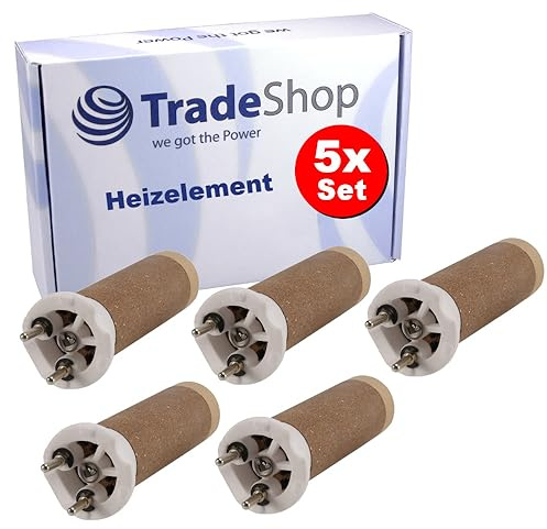 5x Trade-Shop Heizelement 230V 1000W kompatibel mit Leister Triac AT/ST/BT Zündgebläse Pelletheizung Heißluftgerät Heißluftpistole ersetzt 103.596