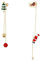 BSLVWG Weihnachtsdekoration, Damen-Weihnachtsohrringe, Weihnachtsbaum/Schneemann/Schneeflocken-Ornamente, Schmuck, Geschenke für Frauen, Feiertagsfeier (10)