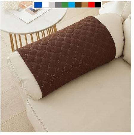 Sofa Armlehnenbezüge,Couch Kopfstützenbezug,Armlehnenschoner,für Armkappen Schonbezüge Sessel Relaxsessel Sofa Armbezug Kopfstützenschutz Sitzbezug Wasserfest Rutschfeste Mit Taschen Modern ( Color :