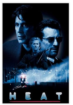 Filmposter Heat Film, Leinwand, Schlafzimmer-Dekor, Sportlandschaft, Büro, Raumdekoration, Geschenk, ungerahmt, 20 x 30 cm