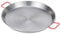 PALUPLUS Padella per Paella Valenciana per 12 Porzioni, Diametro 46 cm, Padella in Ferro Lucido, 2 Manici Rossi Verniciati, per cucinare e servire la paella, per Cene ed Eventi -461