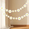 2 Packs Daisy Banner, Boho Party Decorations White Daisy Decoration Banner Daisy Party Accessories Flower Party Banner for Indoor Outdoor Girls Boys Birthday Party Supplies