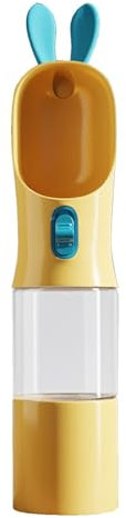Pet Water Dispenser | Travel-Friendly Puppy Water Feeder | Leak-Proof Drinking Bottle for Dogs | Pet Bottle with Bowl Attachment | Versatile Pet Water Bottle for Cats and Dogs Walks or Outdoor Travel