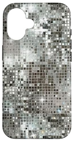Ästhetische Discokugel 70er 80er Jahre Spiegelkugel Grafik Hülle für iPhone 16