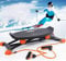 Indoor-Ski-Maschine, einstellbarer Widerstand, simuliertes Krafttraining, Datenanzeigen, Tragfähigkeit 100 kg, Schwungschiebemaschine, Kraft- und Balance-Trainingswerkzeug-Set, für Skitraining
