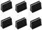 6x Fader Kappen, Fader-Cap-Schieberknopf-Ersatzteile,Einfache Installation, edles schwarzes Design,für Pioneer DJM600 700 750 800 850 900 2000 DJ-Mixer