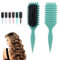 Lockige Haarbürste, definierend, lockige Haarbürste, 2025 Curl Definieren Stylingbürste für lockiges Haar, Formen und Stylen von Locken für Damen und Herren, Grün, 1 Stück