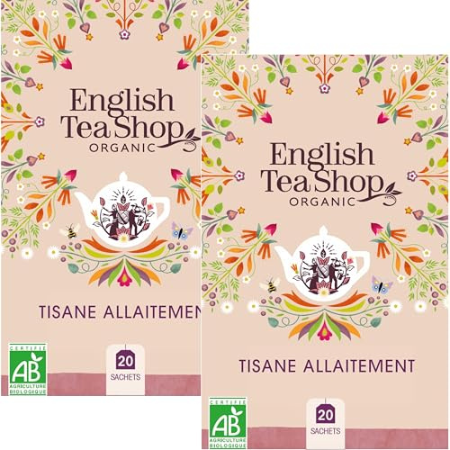 English Tea Shop Tisane Allaitement Fenouil Camomille Bio 20 Sachets