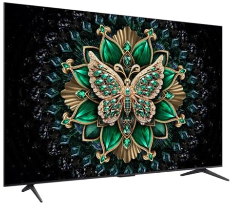 TCL 98C6K 98 QD-Mini LED TV, 4K HDR Premium 1000nits, Smart TV with Google TV Technology (Dolby Vision IQ and Atmos, Onkyo 2.1 Audio System, Motion Clarity Pro 144Hz, Game Master)