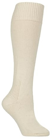 SockShop Workforce Women’s Wool Knee High Socks 1 Pair Protective Boot Length Thick Warm Durable Cushioned Outdoor Workwear Fit for Cold Weather and Long Wear Comfort Size 3-5.5 Cream