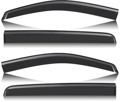 SFDSG Auto Windabweiser Fensterblenden Windabweiser Sonnen- Und Regenschutz Für VW Für Amarok 2023 2024 Doppelkabine Vordere Windabweiser