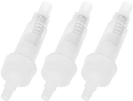 POPETPOP Lot de 3 Embouts Pompe Distributeur Savonnette Liquide 2cc Transparent Vanne Tube Plongeur Remplacement pour Lotion et Détergent Usage la Cuisine Salle de Bain