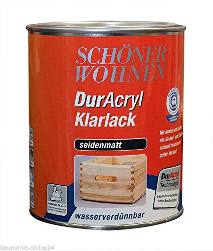 DurAcryl Klarlack 125 ml Seidenmatt Schöner Wohnen