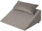 Badum Relax Keilkissen (60x50x21 cm) mit Kopfkissen, Rückenkissen, Relaxkissen, Kissen für Bett, Sofa, Lesekissen mit Gedächtnisschaum - Memory Foam, Bücherkissen, waschbarer Bezug, braun