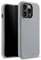 StilGut Cover compatibile von iPhone 13 Pro Custodia Posteriore Sottile, Case in Vera Pelle, Grigio