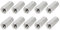 Anawakia 10 dadi da accoppiamento lungo M5 con attacco a dado e filettatura femmina dritta Hex barra filettata Bar Stud Studding acciaio inox (M5 x 20 mm)