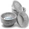 JaugHavZE 100 pcs Foil Trays Muffin Cases Bun Cases Tin Aluminium Mold Cups Cake Molds Mini Egg Tart