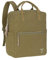 LÄSSIG Baby Wickelrucksack Wickeltasche mit Wickelunterlage und Kinderwagenbefestigung wasserabweisend/Little One & Me Square Backpack Big olive