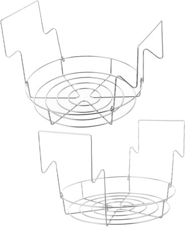Zerodeko 2 Pièces Support De Mise en Conserve pour Bain d'eau Acier Inoxydable Support De Mise en Conserve pour Bocaux Pratiques pour Maison