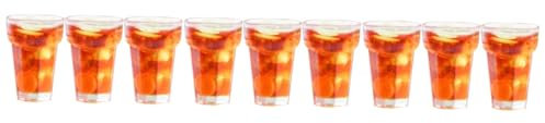 UPKOCH 9 Pièces Boisson Au Thé Au Citron Simulée Décor De Modèle De Boisson Mini Boissons Décoratives Faire Semblant De Manger Accessoire Alimentaire Artificiel Fausse Boisson Résine