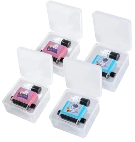 Math Roller Stamp Roller Digital Teaching Stamp Smart Math Roller Stempel für Mathematikprobleme Mathematikstempel 4PCS-All, Math Roller