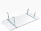 WPWSDWMX Soporte para Bandeja de Drenaje de Aire Acondicionado, Soporte de Montaje Galvanizado para Bandeja de Drenaje, para Aire Acondicionado Split Universal
