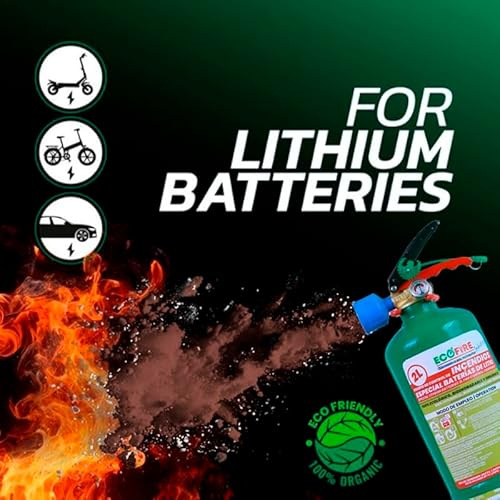 eWheel Extintor dieléctrico para baterías para Patinete eléctrico Accesorio Resistente para Mejorar la Seguridad Comodidad y Mantenimiento del Patinete eléctrico