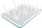 nanobébé Slim Drying Rack - BPA-Free, Adjustable Baby Bottle Drying Mat with Built in Drainer & 8 Moveable Pegs - Easily Dry & Store Breastfeeding Essentials Anywhere with Travel Bottle Drying Rack
