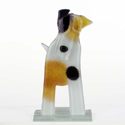Nobile Glassware Fused Glass Terrier Patch