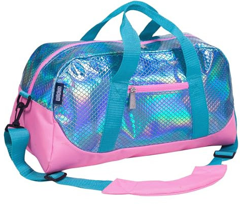 Wildkin Kids Travel Bag - Hand Luggage - Ideal for School and Overnight Stays, Mermaid Scales
