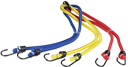 alca® Gepäckspanner 6X 40cm Spanngummi mit Haken