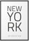 Papierschmiede® Geo Poster Koordinaten New York, A1 Stadt Poster als Wanddeko für Wohnzimmer Schlafzimmer Küche Esszimmer, USA East Coast, Bild ohne Rahmen