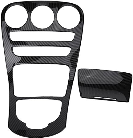 Konsolenverkleidung, Mittelkonsolenverkleidung Zierverkleidung ABS-Ersatz für C-Klasse W205/GLC-Klasse W253 15-18 für W205 Amg Kohlefaser Glc 2015 Glc Konsolenverkleidung Cen für glc carbon mittelkons