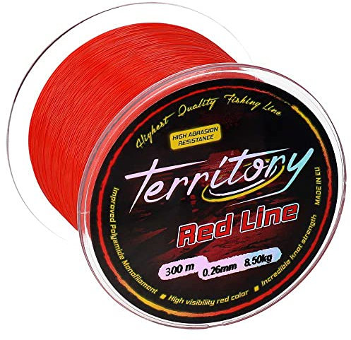 Mikado Territory Red - 0.28mm/9.50Kg/300M
