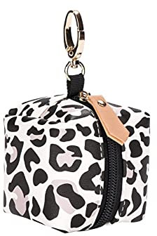 Pomrone Baby Schnullertasche PU Leder wasserdichte Schnullerbox Dummy Box Reise Schnullerhülse, An Windeltaschen Oder Kinderwagen Befestigen, Schnuller Oder Nippel Shie Halten