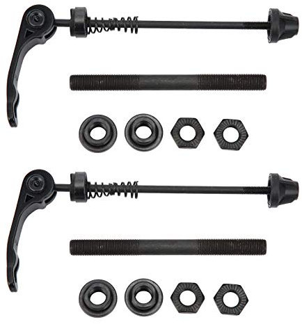 Quick Release Bike Rear Wheel Bolt, Front Bicycle Hub Quick Release Skewer Auxiliary Wheels Clip Bolt Lever Axle Set Ultralight Skewers Shaft Replacement Kit for MTB BMX City Bikes Cycling
