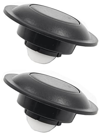 VHEUHZ 2x Noir Arriére Porte Intérieure Bouton Poussoir compatible avec Fiat Ducato Peugeot Boxer Citroen Relay 735539554 1607485980 735426396