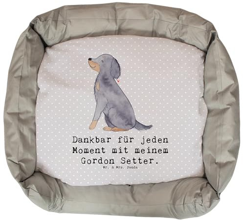 Mr. & Mrs. Panda Hundebett Gordon Setter Moment - Geschenk, Hundebesitzer, Hundebett Luxus, Tierbett, Hundekissen, Jagdhund, Hundesofa, Schenken,
