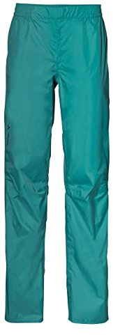 VAUDE Regenhose Damen Drop Pants II, wasserdichte Outdoorhose für Fahrrad, leichte Überhose, atmungsaktive Fahrradhose, schnell überziehbar