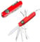 NHPY 1 Artikel Schweizer Taschenmesser Hiker, Swiss Army Knife, Pocket Knife.taschenmesser klein,Multitool, Schweizer Messer,11 Funktionen, Klinge, Dosenöffner, Schraubendreher