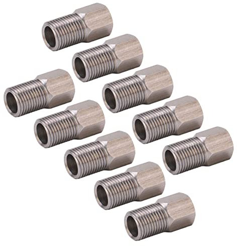 Fdit Stainless Steel Hydraulic Brake Hose Compression Nut 10pcs 8mm Bolt for Mountain Bike Accessories