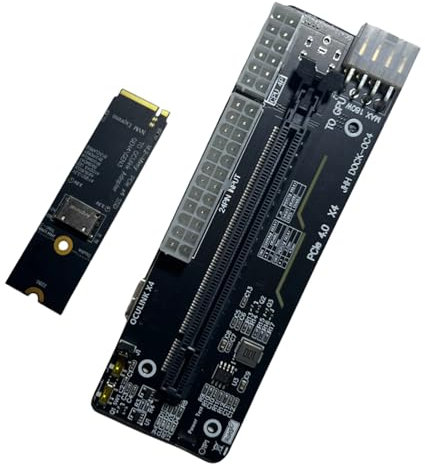 MULAIDI High Speed Oculink PCIE Adapter External GPU Dock Video Card Dock Laptop To M.2 NVMe External Graphics Card PCIE Power Supply Compatibility