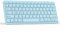 aMZCaSE Teclado Bluetooth Compatible con iPad 10.2'/9.7', iPad Pro 11'/iPad Pro 12.9', iPad Air/iPad Mini/iPhone, Teclado inalámbrico para Windows,iOS,Android (Azul)