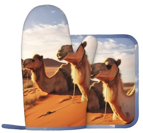 Lot de 2 maniques et maniques en silicone antidérapant résistant à la chaleur pour cuisine