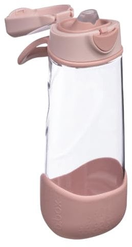 b.box Sport Spout Drink & Water Bottle | Easy Grip Bottle and Leakproof Lid | Cool Modern Child Friendly Design, Tilt and Sip | 600ml/20