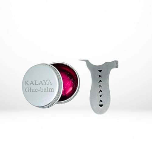 Pegamento Gluebalm para realzar pestañas y cejas + peine de acero inoxidable para realzar las pestañas