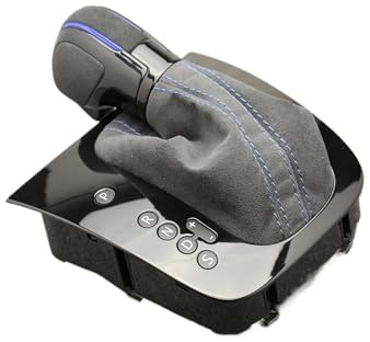 Schaltknauf Schalthebel Für VW Für Golf 6 Für Golf 5 Für GTI Für MK6 Für MK5 Automatischer Schalthebel Mit Panel, Autozubehör Schaltknauf Geeignet Auto Schaltknauf(1)