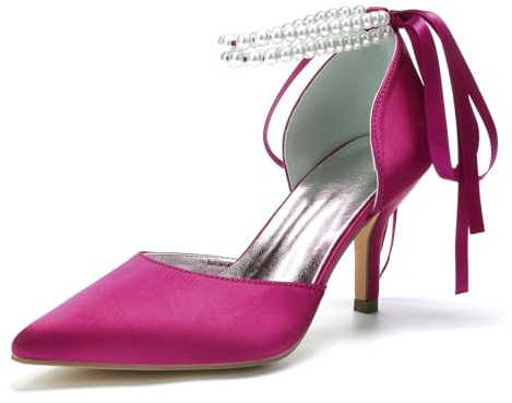 Miyoopark Donne Comode Scarpe Da Sposa Chiuso Sera Pompe