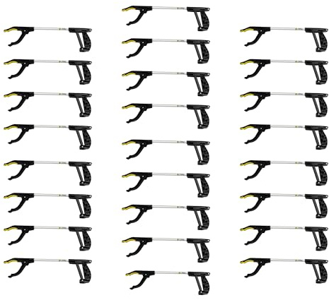 LZZAZ (25-Pack) Small Litter Pickers for Children with Magnet Claw, 16~42cm Handy Assist Grabbers for Disabled, Mobility aids Grabber Stick (42cm,25-Pack)